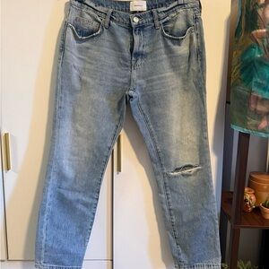 Current/Elliott Denim Slim Jeans - Light Blue